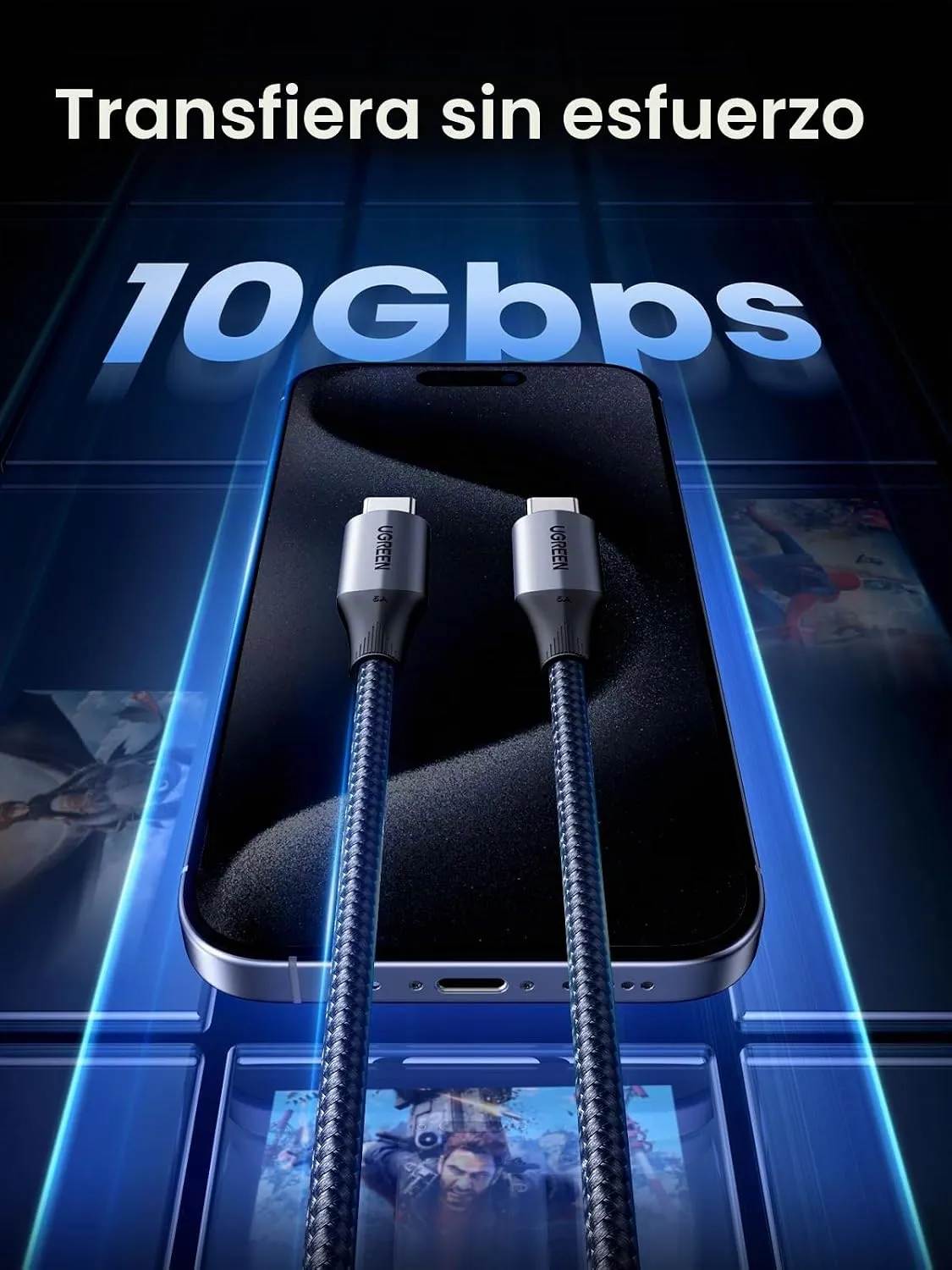 Cable USB C A USB C 3.2 GEN 2 - Imagen 2