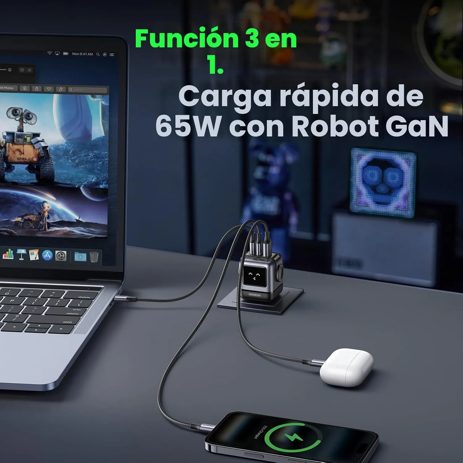 Cargador Nexode Robot 65W - Imagen 4