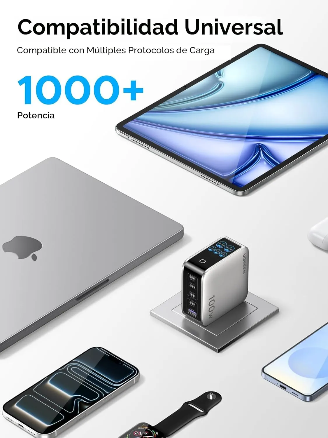 Cargador Nexode Pro De 100 Con Pantalla - Imagen 4