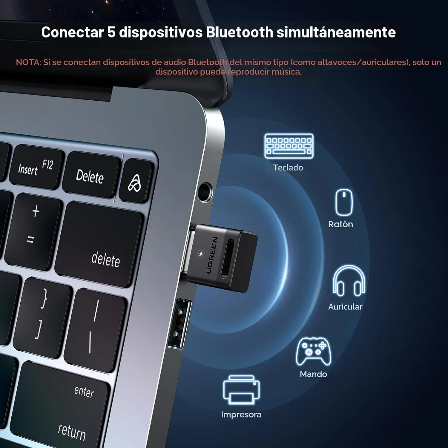 Adaptador USB Bluetooth 5.3 Para Pc - Imagen 2